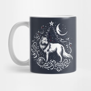 Merry Wolfy Christmas Mug